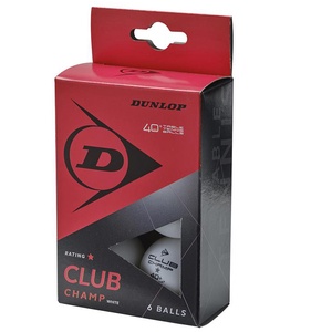 Stalo teniso kamuoliukai Dunlop CLUB CHAMP 1žv. 6vnt